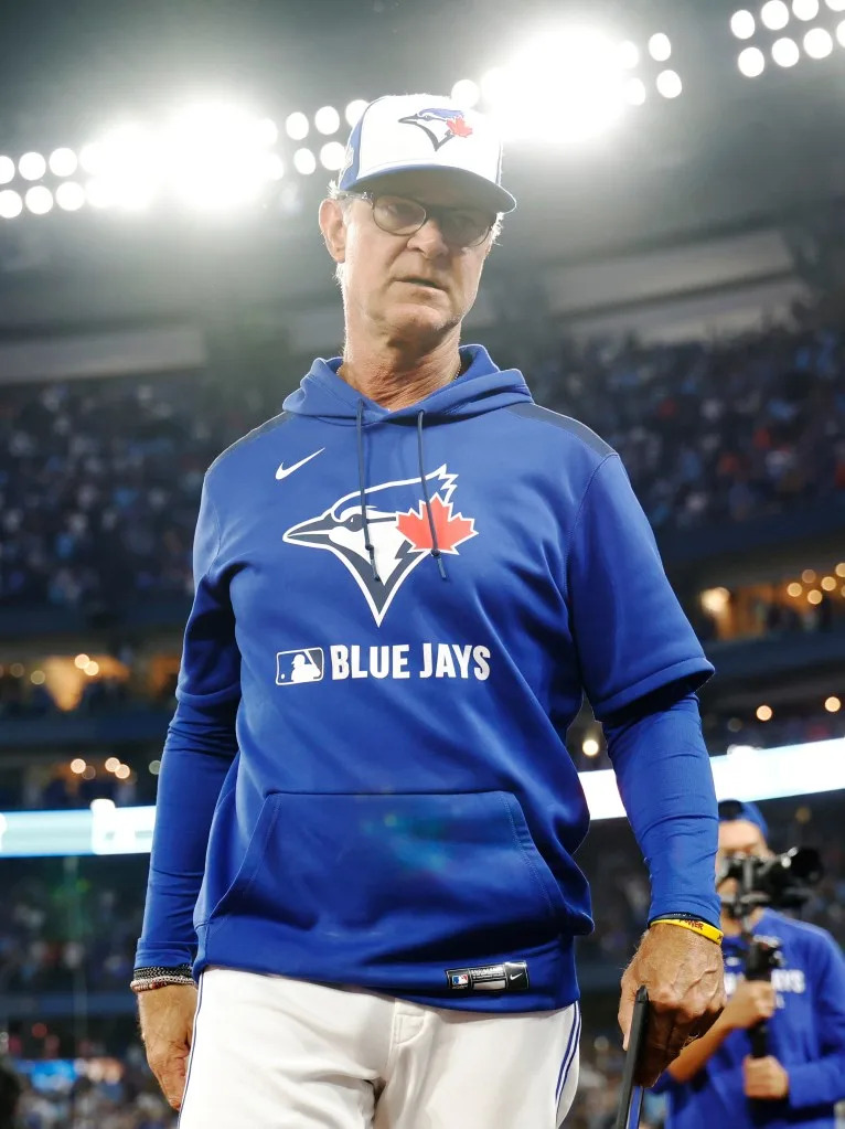 Toronto Blue Jays bench coach Don Mattingly is seen at the end of game one of the ALDS against the New York Yankees at the Rogers Centre in Toronto, Ontario, Saturday, October 04, 2025. JASON SZENES/ NY POST