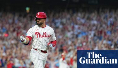 Phillies near $150m deal for Schwarber while Dodgers reel in top closer Díaz | Philadelphia Phillies