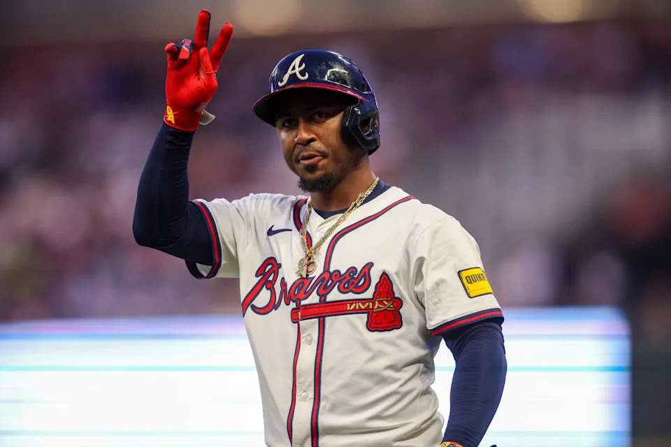 Atlanta Braves second baseman Ozzie Albies (1).© Brett Davis-Imagn Images