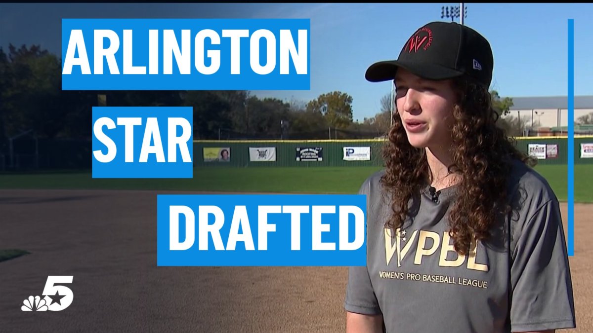 Arlington High student drafted to new women’s pro baseball league – NBC 5 Dallas-Fort Worth