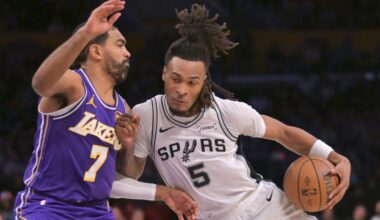Watch NBA highlights of the Spurs’ win over Lakers in NBA Cup quarterfinal – NBC 7 San Diego