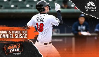 Giants trade for catcher, former first-rounder Daniel Susac – NBC Sports Bay Area & California