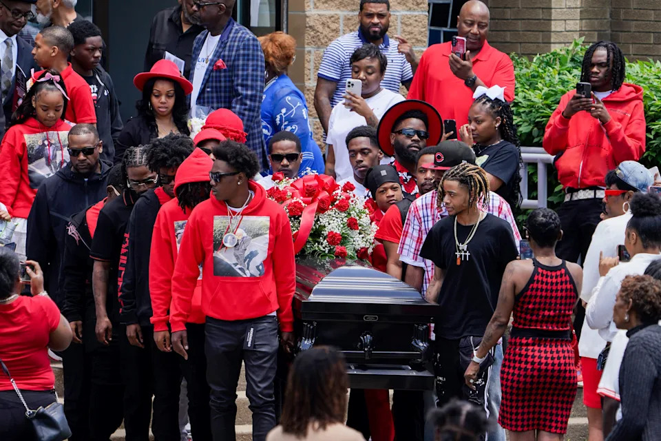 A public visitation and funeral service was held for Ryan Hinton, Saturday, May 17, 2025, at Living God Church in Avondale. Hinton was fatally shot by a Cincinnati police officer on May 1 after the Cincinnati Police Department responded to a report of a stolen car.