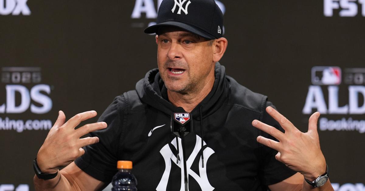 Yankees manager Aaron Boone believes gap with Blue Jays is small |