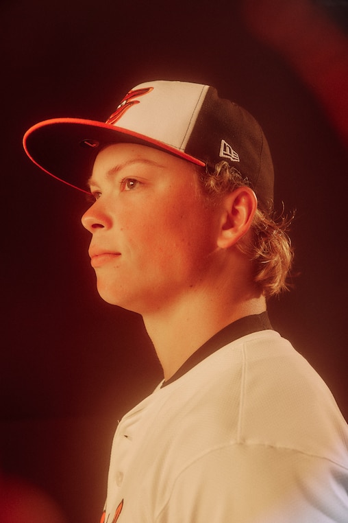 Baltimore Orioles infielder Jackson Holliday photographed during the 2025 Baltimore Orioles Media Day at Ed Smith Stadium in Sarasota, Florida Wednesday February 19, 2025.