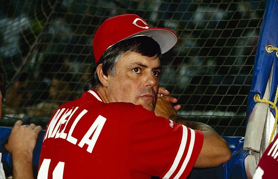TORONTO - JULY 9:  Manager Lou Pinella of the Cincinnati Reds looks on during batting practice prior to the1991 All-Star Game at the Toronto Sky Dome on July 9, 1991 in Toronto, Ontario, Canada. (Photo by Rick Stewart/Getty Images)