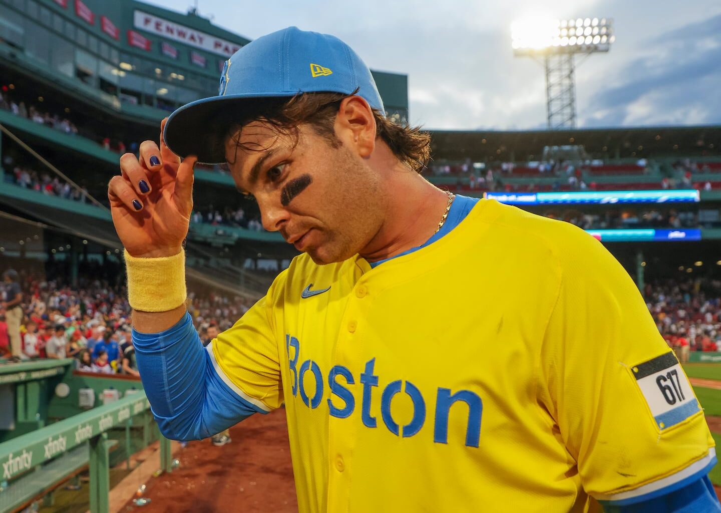 First baseman Triston Casas only played 29 games for the Red Sox in 2025 before suffering a ruptured patella tendon in his left knee.