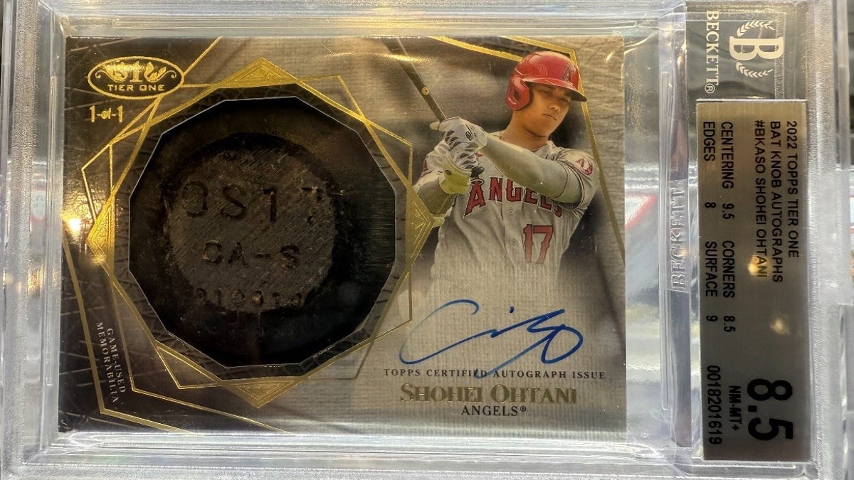 Rare Shohei Ohtani baseball card purchased at Greater Cincinnati shop