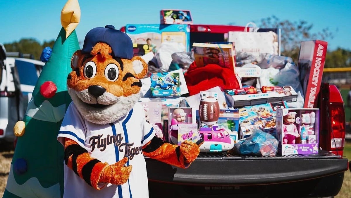 Lakeland Flying Tigers, pro players, coaches to hold baseball, softball toy drive clinic for public
