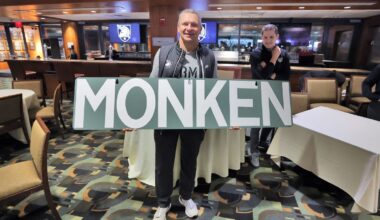 Army football team enjoys visit to Fenway Park