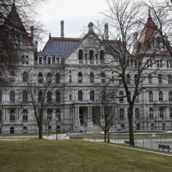 View of the New York state Capitol, Jan. 5, 2022, in Albany, N.Y. AP Photo/Hans Pennink, File
