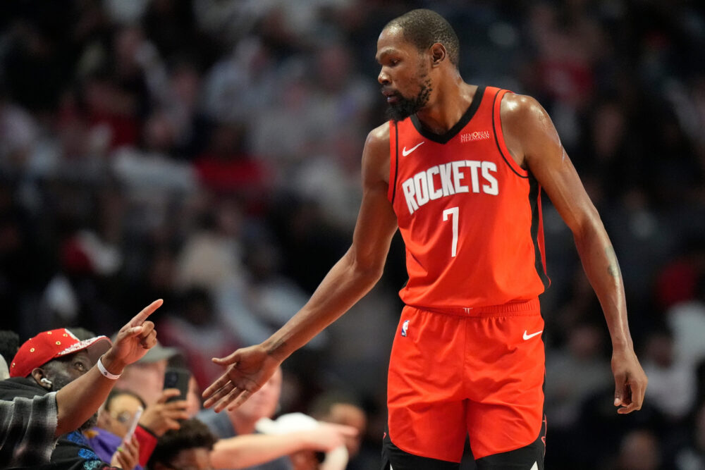 Kevin Durant Rockets Pelicans Preseason