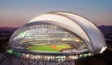 Athletics' $2B Las Vegas stadium on track for 2028 opening, officials say