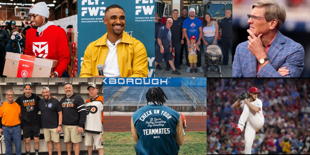 Philly Athletes That Gave Back Big in 2025