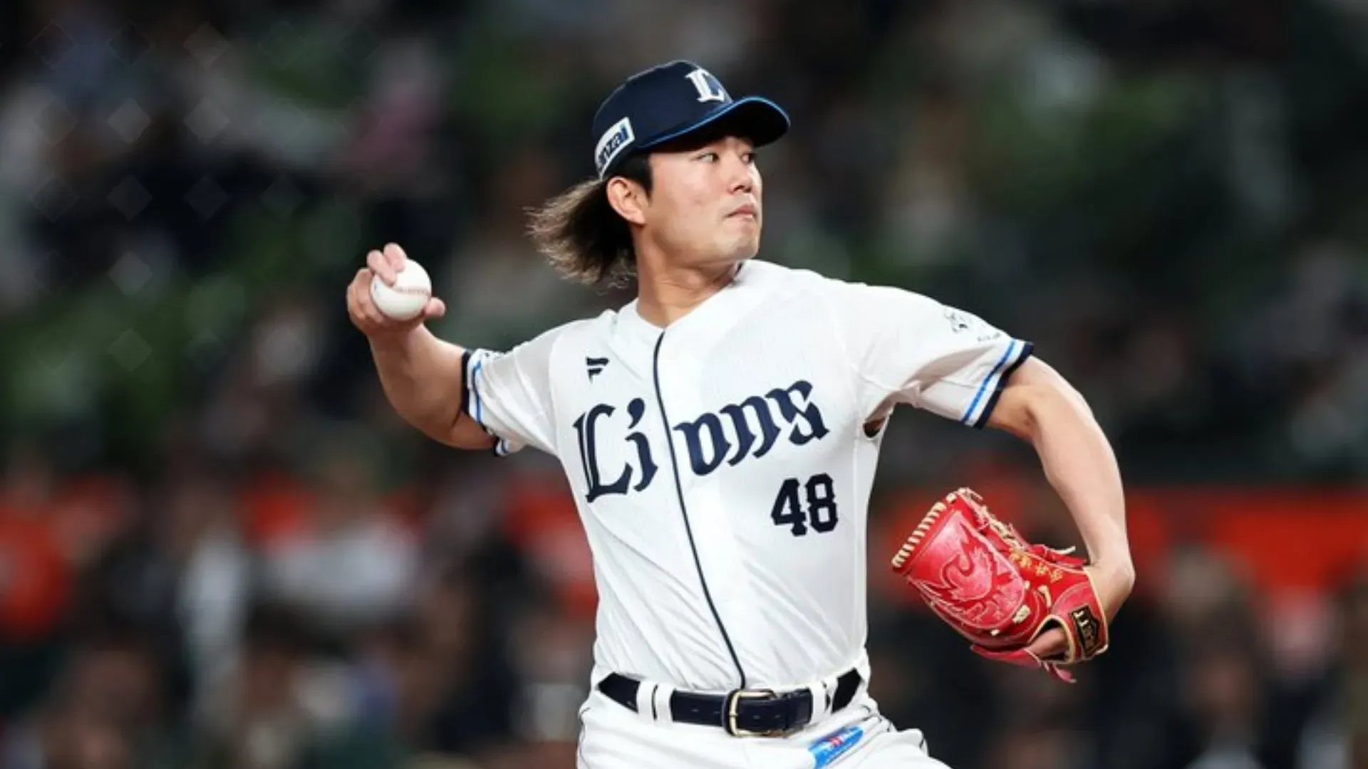 Tatsuya Imai pitching