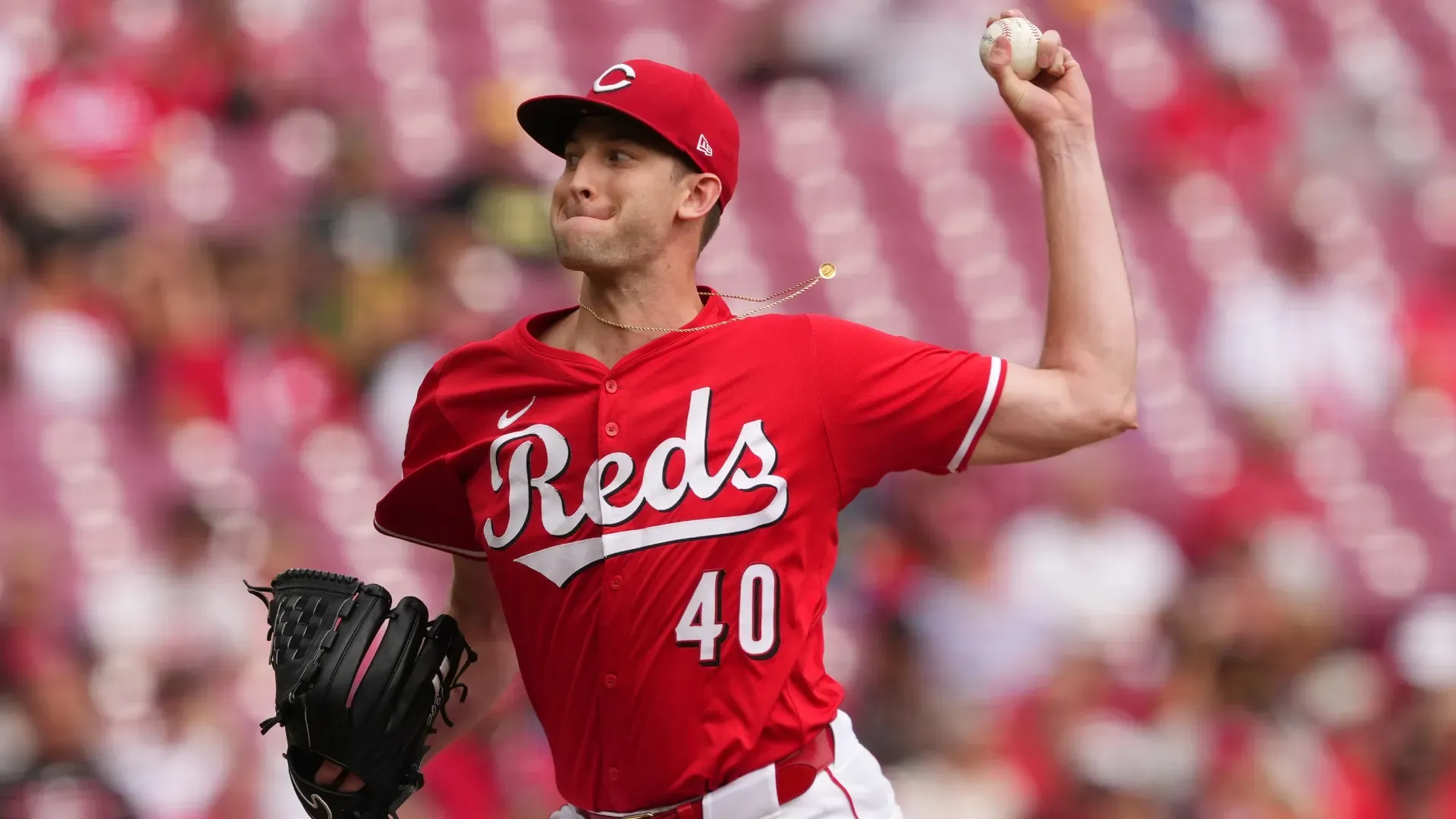 Nick Lodolo pitching