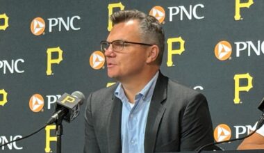 Ben Cherington at podium