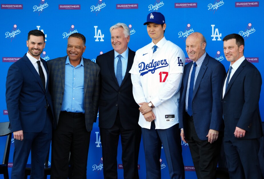 Shohei Ohtani's Introductory Press Conference At Dodger Stadium