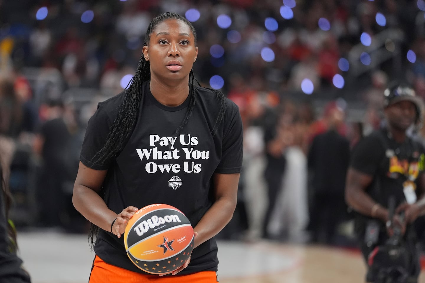 Aliyah Boston and the players had a message for the WNBA at the All-Star Game.