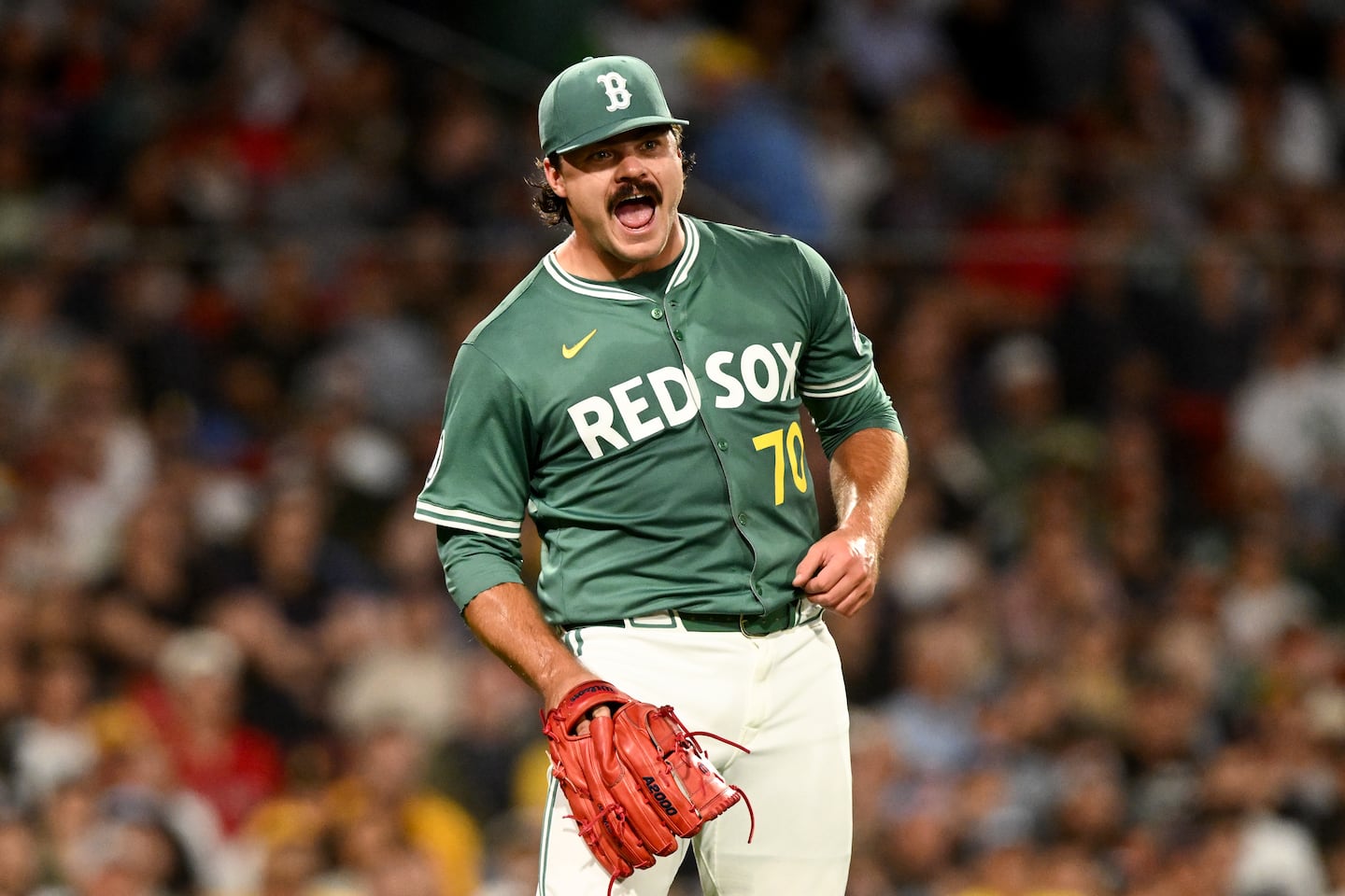 Red Sox pitcher Payton Tolle is already bored this offseason and ready to improve his arsenal of secondary pitches.