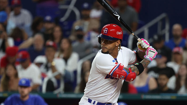 Ketel Marte #4 of Team Dominican Republic...