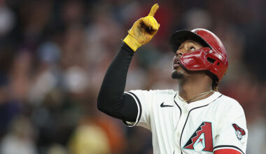 Geraldo Perdomo #2 of the Arizona Diamondbacks...