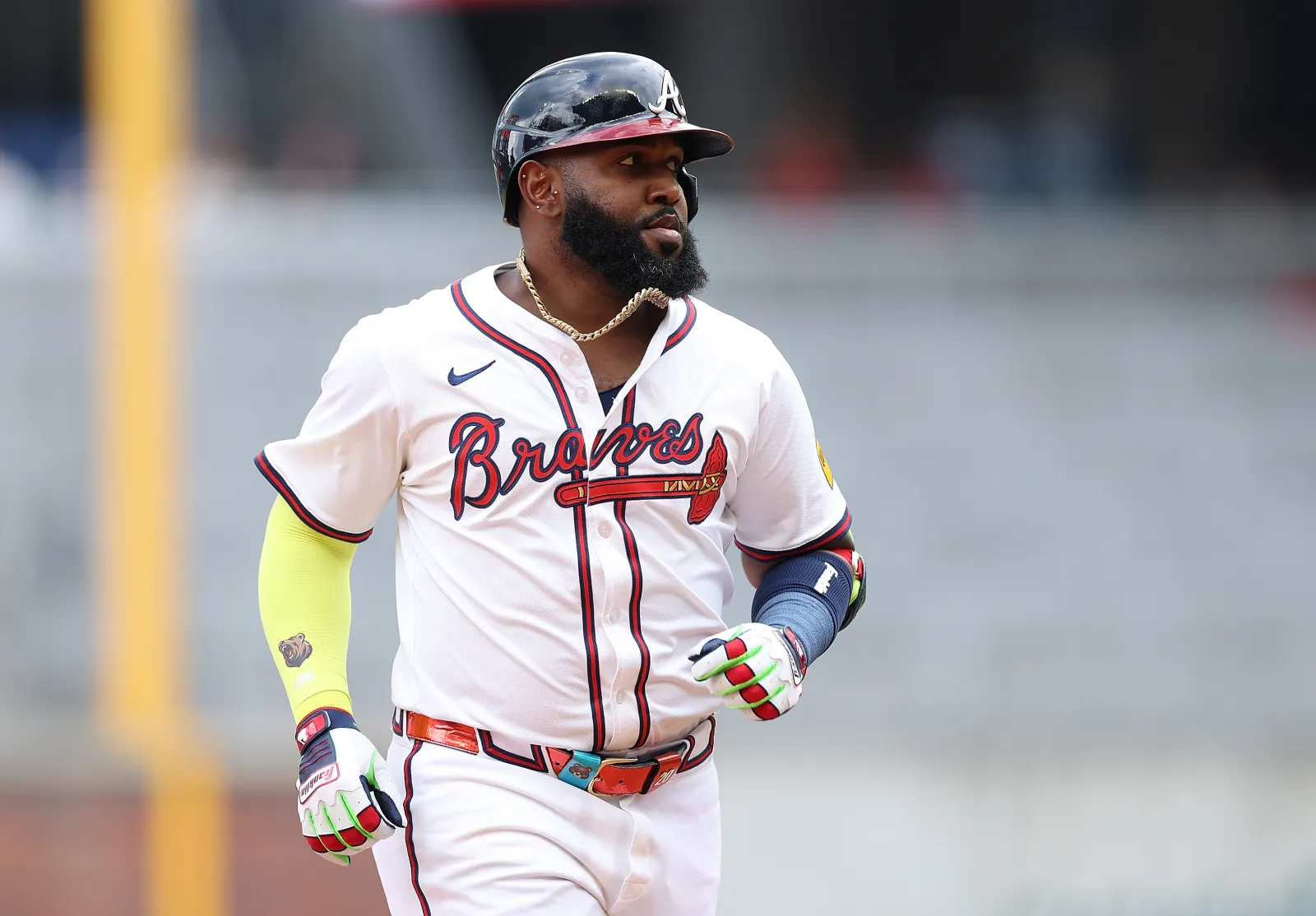 Atlanta Braves designated hitter Marcell Ozuna