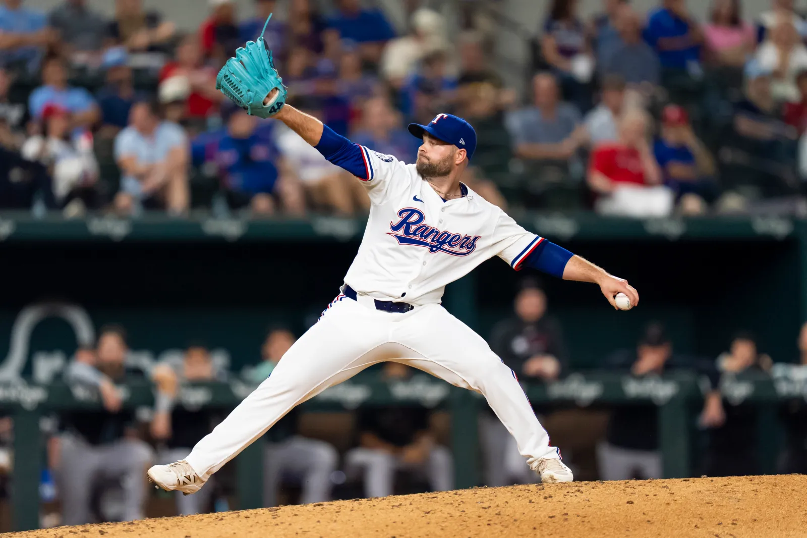 Texas Rangers pitcher Danny Coulombe