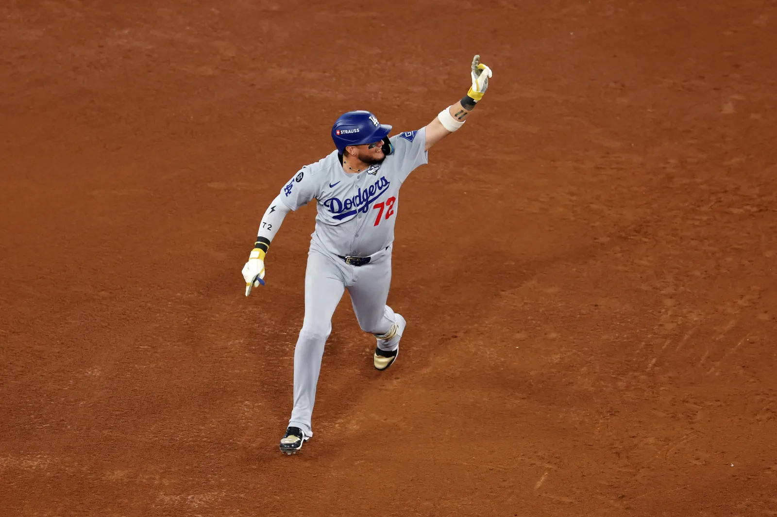 Los Angeles Dodgers infielder Miguel Rojas