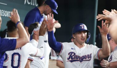 Wyatt Langford, Jacob deGrom, Nathan Eovaldi among Rangers’ 2025 team award recipients