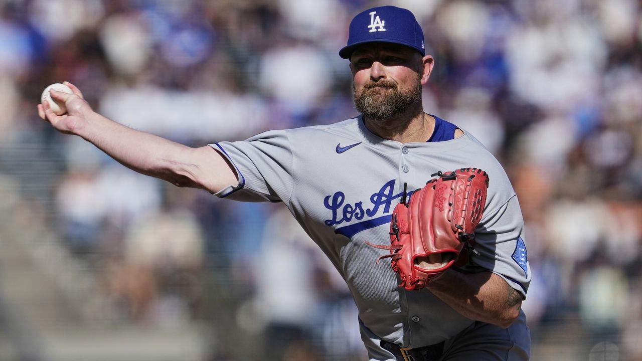 Los Angeles Dodgers pitcher Kirby Yates threw to a Giants batter on Sept. 14 in San Francisco.