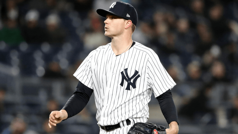 Sonny Gray speaks to reporters as a new Red Sox pitcher after criticizing his past Yankees tenure.