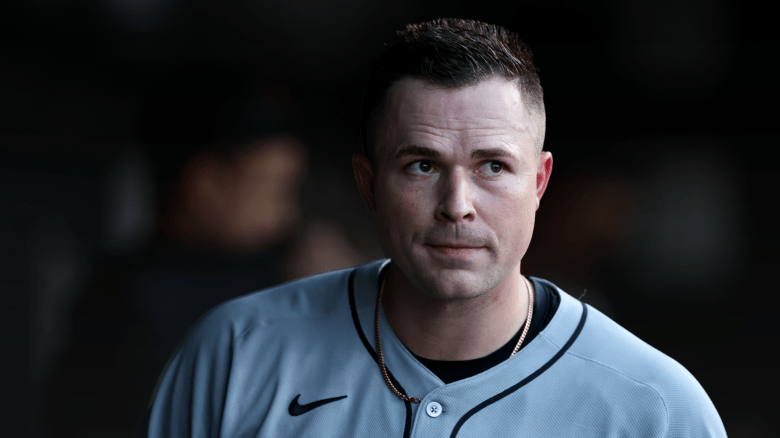 Tarik Skubal during a Tigers game as reports claim a blockbuster trade sending the Cy Young winner to the Dodgers is nearly complete.