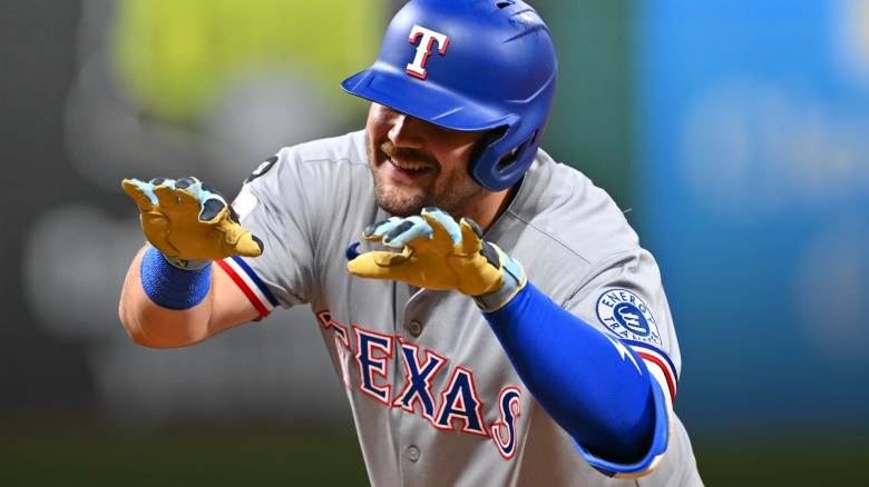 Texas Rangers first baseman Jake Burger hit the team’s longest home run of the 2025 season during an injury-plagued year, setting up a pivotal 2026 outlook.