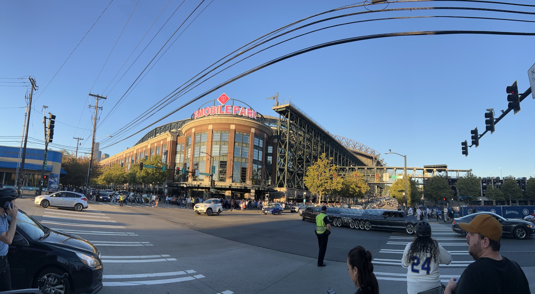 Outside T-Mobile Park. September 15, 2023.