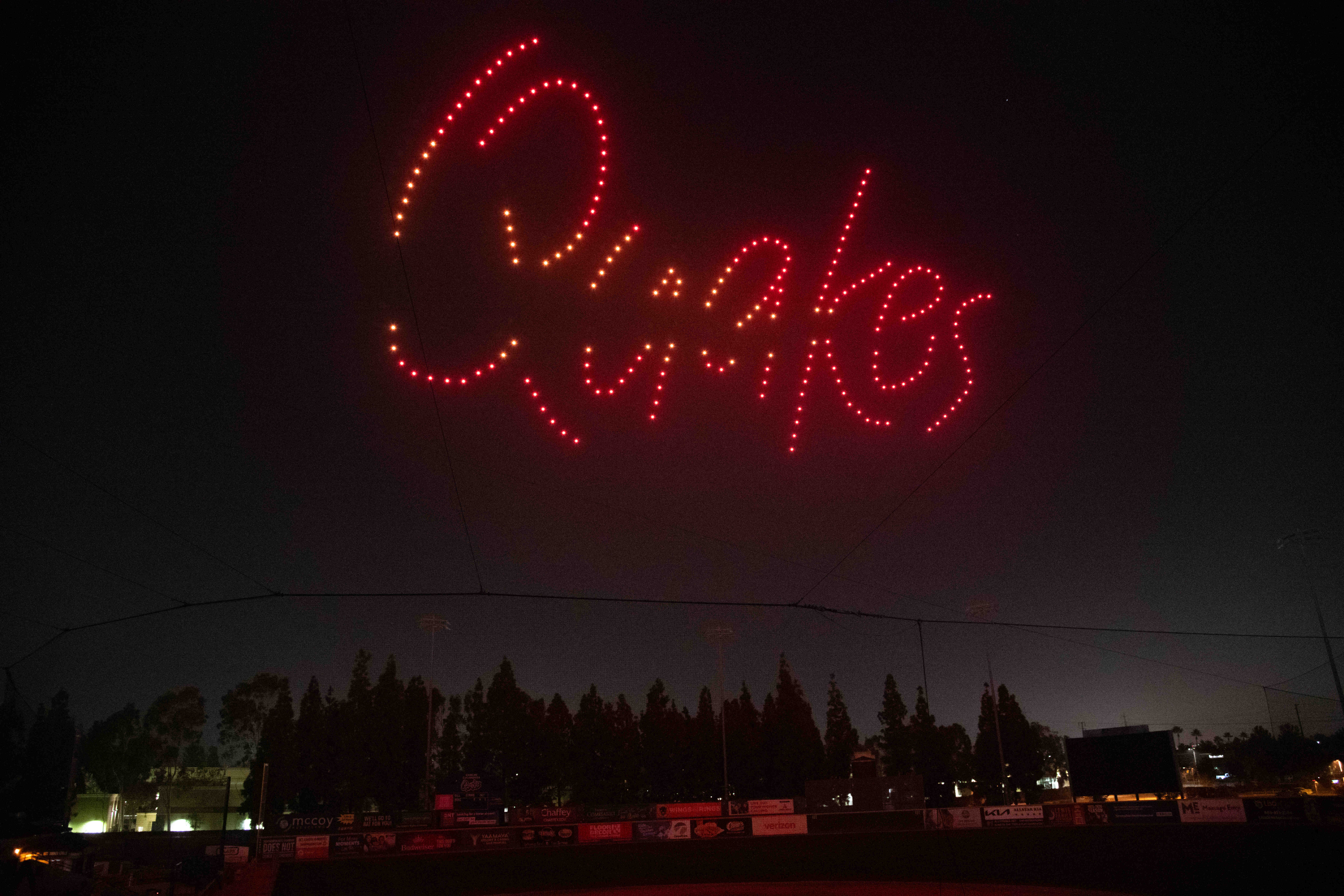 The Rancho Cucamonga Quakes on Saturday, Dec. 13, 2025, host...