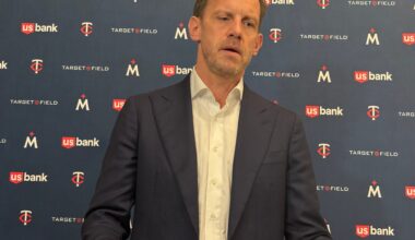 The new face of the Twins ownership group, Tom Pohlad, who met the media for the first time on Wednesday, December 18, 2025 at Target Field.