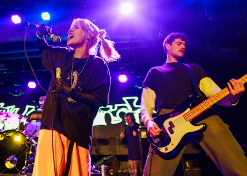 Baltimore based hardcore band Jivebomb performs at Disturbin' The Peace festival at the Baltimore Soundstage in Baltimore, MD on Feb. 1, 2025.