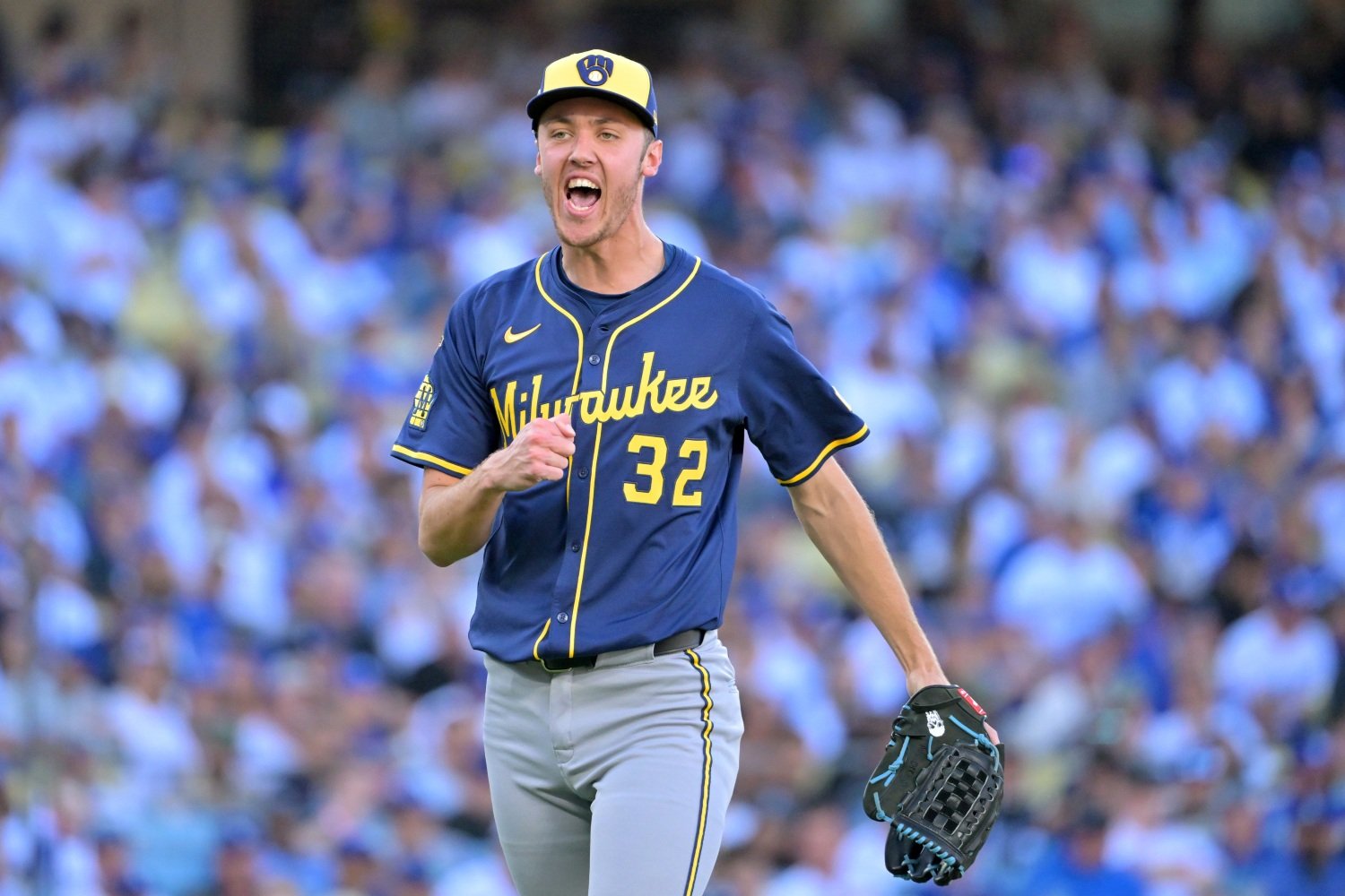 Jacob Misiorowski Throws Two Fastballs - Brewers