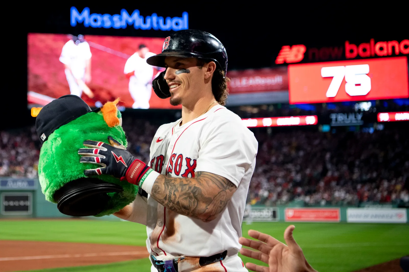 Jarren Duran #16 of the Boston Red Sox