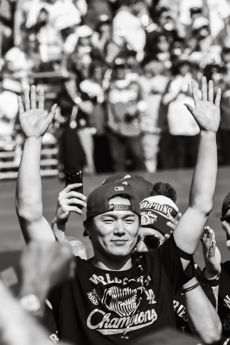 Los Angeles Dodgers World Series celebration November 2025 Yoshinobu Yamamoto