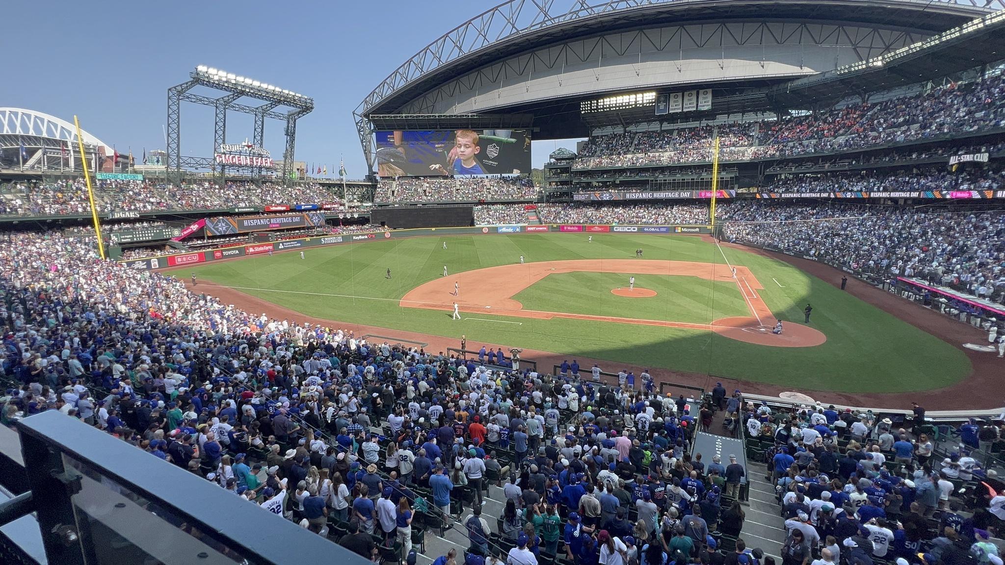 The view from the Pedialyte Game. T-Mobile Park. September 17, 2023.