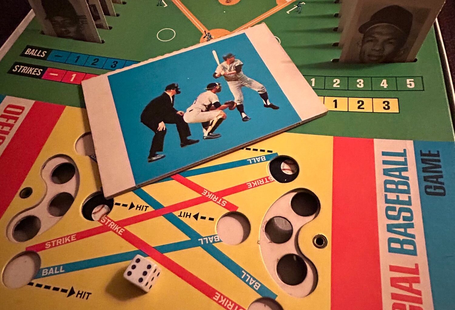 Popular 1969 Milton Bradley Baseball board game gives vintage card collectors neat options, fond memories