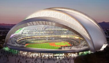 Athletics' $2B Las Vegas stadium on track for 2028 opening, officials say