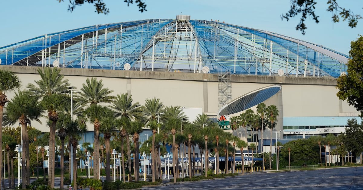 City officials say Tropicana Field will be ready for Tampa Bay Rays’ home opener in April