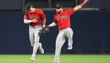 Red Sox outfielders Jarren Duran and Wilyer Abreu have had their names mentioned in trade rumors this offseason.