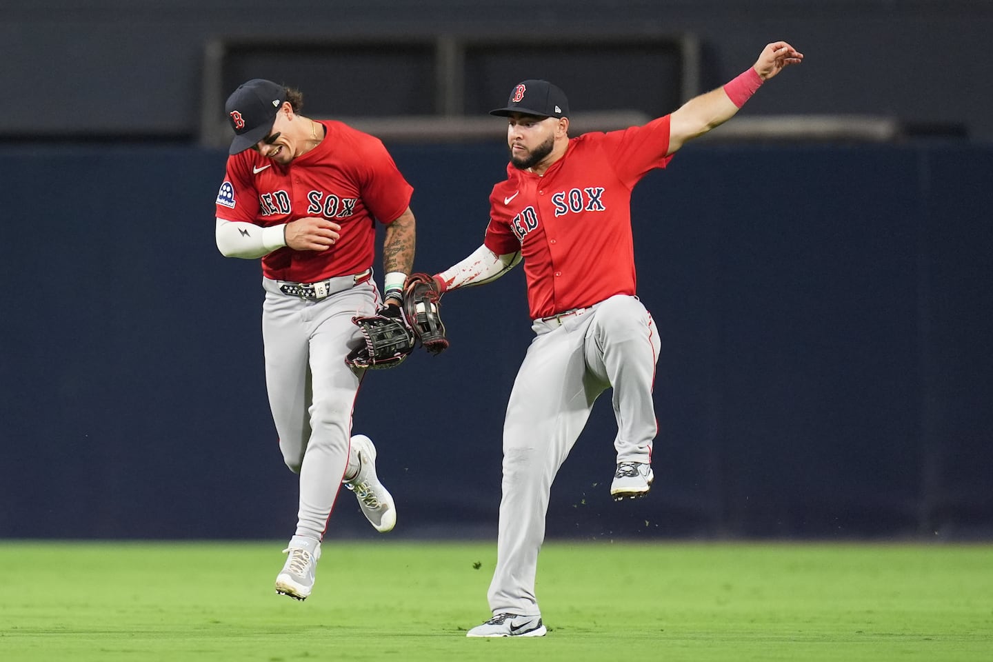 Red Sox outfielders Jarren Duran and Wilyer Abreu have had their names mentioned in trade rumors this offseason.