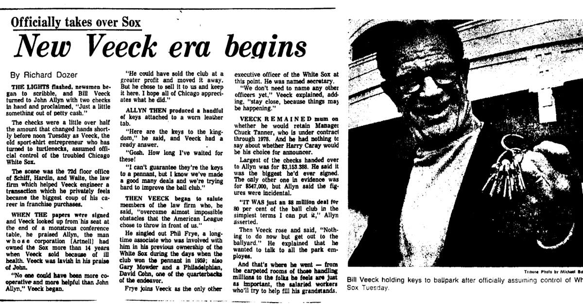 Today in Chicago White Sox History: December 16