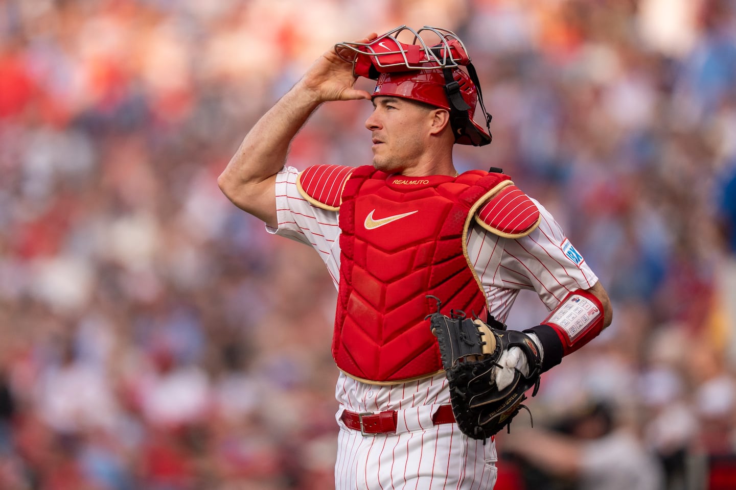 Free agent catcher J.T. Realmuto has drawn interest from the Red Sox this offseason.