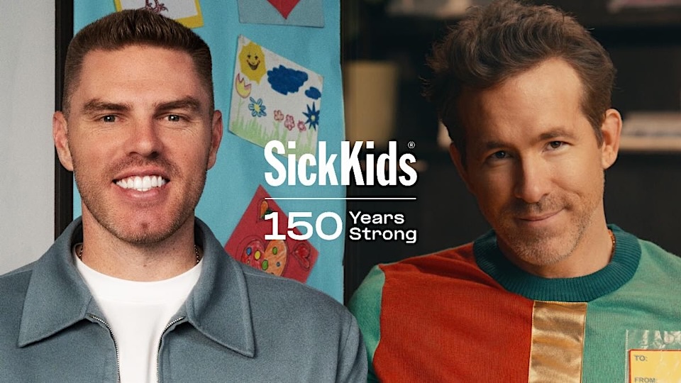 L.A. Dodger Freddie Freeman Whiffs in Ryan Reynolds’ Latest SickKids Appeal